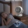 DREO Fan for Bedroom, Desk Air Circulator Fans with Remote, 11 Inch Table Fan for Whole Room, 65ft Powerful Airflow, 120° Vertical Manual and 90° Oscillating, 4 Speeds, 8H Timer, 25dB Quiet, Home