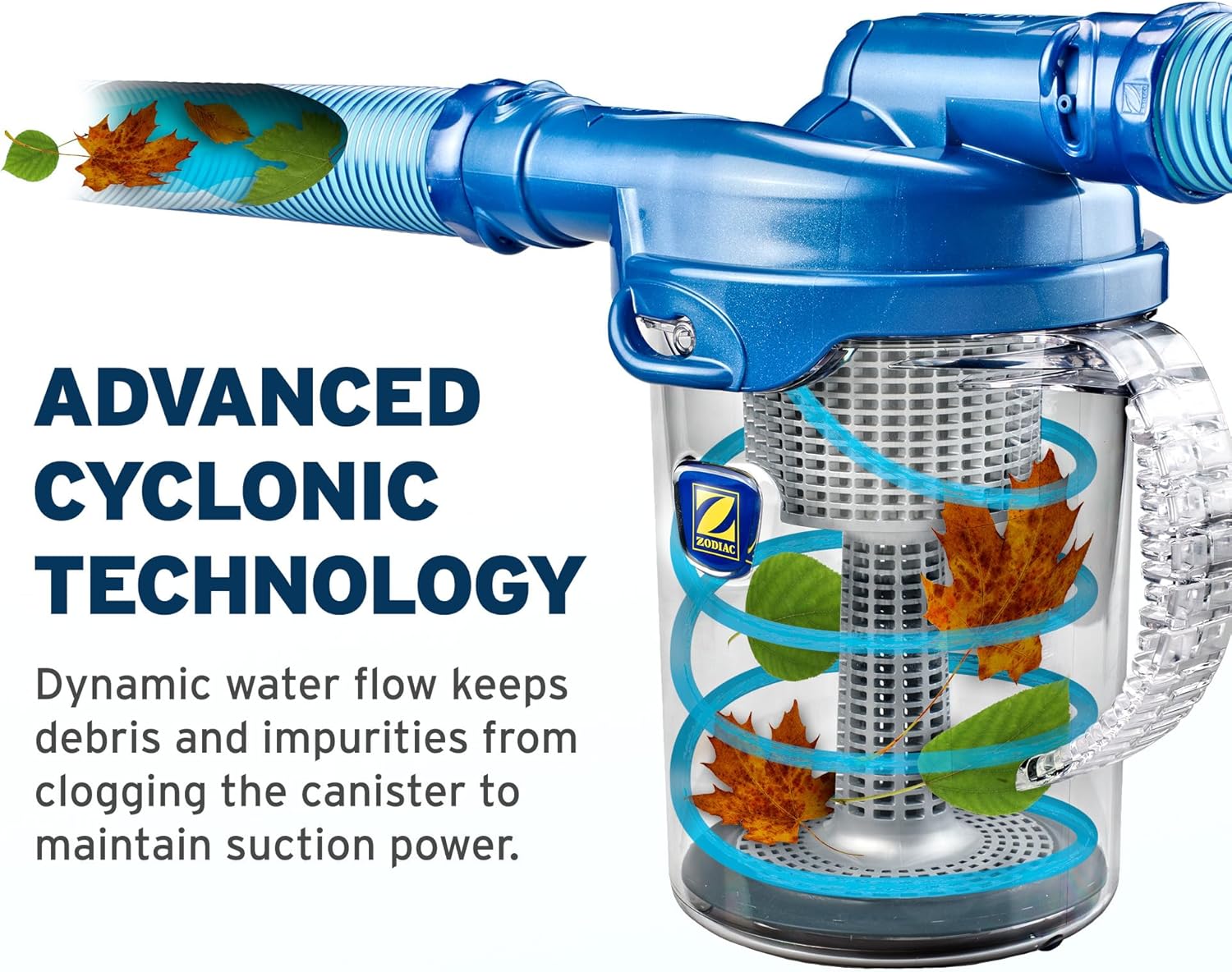 Zodiac Genuine Parts Cyclonic Leaf Catcher, Connects to Suction-Side Pool Cleaners to Capture Leaves & Other Debris, Universal Hose Connection Included Zodiac Genuine Parts Cyclonic Leaf Catcher, Connects to Suction-Side Pool Cleaners to Capture Leaves & Other Debris, Universal Hose Connection Included - Image 5
