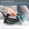 Rowenta Steam Force Stainless Steel Soleplate Steam Iron for Clothes, Anti-Drip Protection, 400 Microsteam Holes, 1800 Watts, Iron, Fabric Steamer, Garment Steamer for Clothes, Precision Tip, DW9440