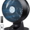 DREO Smart Fan for Bedroom, Powerful 85 ft Airflow, 12 Inches, Desk Fans in 20dB Quiet, 90°+90° oscillating fans, App/Voice Control, 9 Speeds & 8/12H Timer for Home Office Dorm