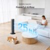 MORENTO Tower Fan for Bedroom, 36" Smart Standing Fan with WiFi APP Voice Control, 4 Modes 4 Speeds, 90° Oscillating, 12H Timer & 25dB Ultra Quiet Safe Bladeless Floor Fan with Remote, Black, 1 Pack MORENTO Tower Fan for Bedroom, 36" Smart Standing Fan with WiFi APP Voice Control, 4 Modes 4 Speeds, 90° Oscillating, 12H Timer & 25dB Ultra Quiet Safe Bladeless Floor Fan with Remote, Black, 1 Pack