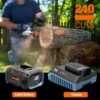 SENIX Chainsaw|60V 16" Battery Chainsaw|Brushless Electric Chainsaws|Cordless Chain Saw with 4Ah Battery & Charger|Garden Tool for Trees, Pruning, Branch Trimming, Best Gifts for Man, CSX6-M SENIX Chainsaw|60V 16" Battery Chainsaw|Brushless Electric Chainsaws|Cordless Chain Saw with 4Ah Battery & Charger|Garden Tool for Trees, Pruning, Branch Trimming, Best Gifts for Man, CSX6-M
