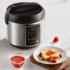 COMFEE' Rice Cooker, 14-in-1 Stainless Steel Multi Cooker, Slow Cooker, Steamer, Sauté, and Warmer, 5.3 QT, 20 Cups Cooked (10 Cups Uncooked), Brown Rice, Quinoa and Oatmeal