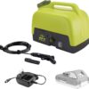 Sun Joe Cordless Electric Pressure Power Washer w/ 2.0Ah Battery, Charger & Adjustable Nozzle, 1.5 GPM, 90W Motor - Heavy-Duty Cleaning Machine for Patios, Decks, Sidewalks & Cars, IONMAX WA24C-LTE