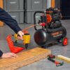 VEVOR 4.8 Gallon Air Compressor, 1.2HP 2.2 CFM@90PSI Oil Free Air Compressor Tank & Max. 116PSI Pressure, 70 dB Ultra Quiet Compressor for Auto Repair, Tire Inflation, Spray Painting, Woodwork Nailing