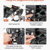 VEVOR Gas Pressure Washer 2900 PSI and 1.85 Max GPM, Upgrade Aluminum Pump with Spray Gun and Wand, 4 Nozzle Set, Low Profile Power Washer for Cars, Fences, Driveways, Homes, Patios, Furniture