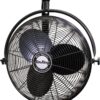 Air King 9020 1/6 HP Industrial Grade Wall Mount Fan, 20-Inch,Black
