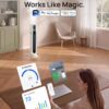 DREO 11L Smart Humidifier 747S Large Room 700 ft², 100H Runtime, 21dB Quiet | Top Fill, 1500+RGB Light, APP & Remote Control, Clean Tank Technology, 12H Timer, Cool Mist Humidifers for Bedroom, White
