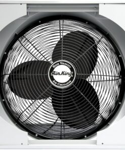 Air King 9166F 20" Whole House Window Fan , Gray
