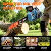 SENIX Chainsaw|60V 16" Battery Chainsaw|Brushless Electric Chainsaws|Cordless Chain Saw with 4Ah Battery & Charger|Garden Tool for Trees, Pruning, Branch Trimming, Best Gifts for Man, CSX6-M SENIX Chainsaw|60V 16" Battery Chainsaw|Brushless Electric Chainsaws|Cordless Chain Saw with 4Ah Battery & Charger|Garden Tool for Trees, Pruning, Branch Trimming, Best Gifts for Man, CSX6-M