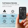 IRIS USA WOOZOO Air Circulator Fan with Remote, Oscillating Table Fan, 8 Speeds, 82ft Max Air Distance, 65° Tilt, Ultra Quiet DC Motor, Small Desk Fan for Bedroom, Office, Dorm, Black IRIS USA WOOZOO Air Circulator Fan with Remote, Oscillating Table Fan, 8 Speeds, 82ft Max Air Distance, 65° Tilt, Ultra Quiet DC Motor, Small Desk Fan for Bedroom, Office, Dorm, Black