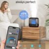 DREO Smart Humidifiers for Bedroom, 4L Cool Mist Humidifier | Top Fill, Quiet Sleep 28 dB, 36H Runtime for large room, Touch/APP/Voice Control, Nightlight, ideal for Baby, Plants, Nursery