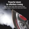 CHI Steam Iron for Clothes with Vertical Steam Burst, Professional Grade, Titanium Ceramic Soleplate, 400+ Steam Holes, 1700 Watts, 3-Way Auto Shutoff, 8' Cord CHI Steam Iron for Clothes with Vertical Steam Burst, Professional Grade, Titanium Ceramic Soleplate, 400+ Steam Holes, 1700 Watts, 3-Way Auto Shutoff, 8' Cord