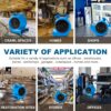Mounto 1/2hp Air Mover Floor Drying Blower Fan - Powerful 1/2HP Motor Carpet Dryer, 2200 CFM Air Flow, Lightweight Design, 2-Speed Settings for Drying, Cooling & Circulation Mounto 1/2hp Air Mover Floor Drying Blower Fan - Powerful 1/2HP Motor Carpet Dryer, 2200 CFM Air Flow, Lightweight Design, 2-Speed Settings for Drying, Cooling & Circulation