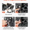 VEVOR Gas Pressure Washer 2900 PSI and 1.85 Max GPM, Upgrade Aluminum Pump with Spray Gun and Wand, 4 Nozzle Set, Gas Powered Pressure Washer for Cars, Fences, Driveways, Homes, Patios, Furniture