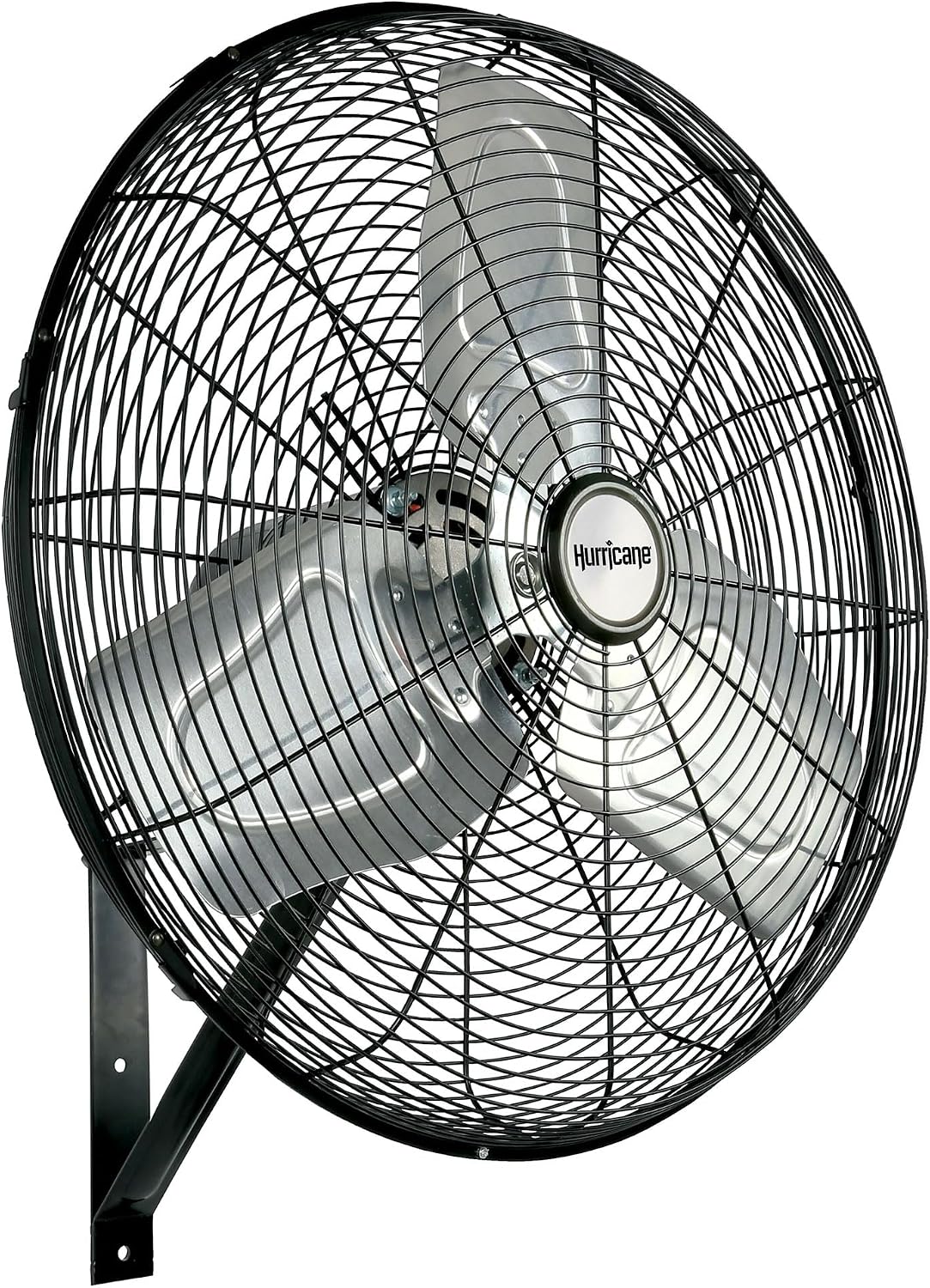 Hurricane 30" Pro Commercial Grade Oscillating Wall Mount Fan, Black - Heavy-Duty All-Metal Corded Electric Air Cooling Unit for Home, Garage, Greenhouse, or Workshop Hurricane 30" Pro Commercial Grade Oscillating Wall Mount Fan, Black - Heavy-Duty All-Metal Corded Electric Air Cooling Unit for Home, Garage, Greenhouse, or Workshop - Image 6
