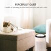 Tenergy Sorbi 1000ml Air Dehumidifier w/Purifying Function, True HEPA Filter, Auto Shutoff, Touch Control Adjustable Air Speed, Ultra-Quiet, Ideal for Closets & Bathrooms