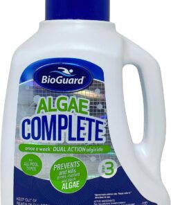 BioGuard Algae Complete, 2L, Single, Dual Action Algaecide, Non-Staining and Non-Foaming, Kills and Prevents All Types of Algae