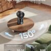 DREO TurboCool Misting Fan 516, 5℉ Drop Cooling Fans that Blow Cold Air, 150°+30° Omni-directional Oscillating, Evaporative air cooler, 26 ft/s Wind, Ultrafine Mist, 20dB Quiet, 6 Speeds 2 Modes, Grey