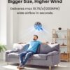 Koonie 12 Inch Wall Mount Fan, Quiet Wall Fan with Timer, 9.8ft Wired Remote, 80° Oscillation, 100° Adjustable, 3 Speeds High Velocity for RV Bedroom Kitchen Office Garage Koonie 12 Inch Wall Mount Fan, Quiet Wall Fan with Timer, 9.8ft Wired Remote, 80° Oscillation, 100° Adjustable, 3 Speeds High Velocity for RV Bedroom Kitchen Office Garage