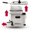 T-fal EZ Clean Deep Fryer with Basket, 3.5L, 1700W, Oil Filtration, Temp Control