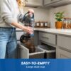 Vacmaster Ultra Silent Bagless Canister Vacuum, 60dB Quiet Powerful Suction Carpet and Hard Floor Scrubber, HEPA Cleaner Machine with 16ft Retractable Cord & Onboard Storage - CC0501
