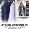 CHI Steam Iron for Clothes with Vertical Steam Burst, Professional Grade, Titanium Ceramic Soleplate, 400+ Steam Holes, 1700 Watts, 3-Way Auto Shutoff, 8' Cord CHI Steam Iron for Clothes with Vertical Steam Burst, Professional Grade, Titanium Ceramic Soleplate, 400+ Steam Holes, 1700 Watts, 3-Way Auto Shutoff, 8' Cord