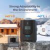 Renogy Solar Charge Controller (Bluetooth) -Rover 30A 12V24V Auto DC Input MPPT Charge Controllers for Solar Panels Adjustable LCD for Gel Sealed Flooded Lithium Batteries