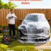 VEVOR Gas Pressure Washer, 3600 PSI 2.6 GPM, Gas Powered Pressure Washer with Copper Pump, Spray Gun and Extension Wand, 5 Quick Connect Nozzles, for Cleaning Cars, Homes, Driveways, Patios