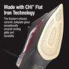 CHI Steam Iron for Clothes with Vertical Steam Burst, Professional Grade, Titanium Ceramic Soleplate, 400+ Steam Holes, 1700 Watts, 3-Way Auto Shutoff, 8' Cord CHI Steam Iron for Clothes with Vertical Steam Burst, Professional Grade, Titanium Ceramic Soleplate, 400+ Steam Holes, 1700 Watts, 3-Way Auto Shutoff, 8' Cord