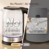 Cosori Electric Kettle, No Plastic Contact with Water, 1.7L, Black | Wide Opening, Easy to Clean, Auto Shut-Off, Boil-Dry Protection, Tea Kettle, Hot Water Boiler, Borosilicate Glass, 1500W