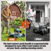 SENIX Lawn Mower, 20" 144 cc Push Mower Gas, 4-Cycle Engine Walk-Behind Push Lawn Mowers, 3 Position Height Adjustment for 1/4 Acre Small Yard Garden, cortadora de pasto SENIX Lawn Mower, 20" 144 cc Push Mower Gas, 4-Cycle Engine Walk-Behind Push Lawn Mowers, 3 Position Height Adjustment for 1/4 Acre Small Yard Garden, cortadora de pasto