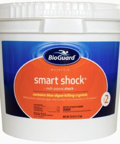 BioGuard Smart Shock 25 lb, Algae Preventative, Swimming Pool Clarifier, Pool Shock Treatment, Multi-Purpose Shock for Pool Maintenance