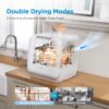 Midea Countertop Dishwasher with 1.59Gal Built-in Water Tank, 5+2 Programs | Portable Dishwasher, Auto-Open Door & Dual Drying, Energy-Saving and Odor Removal, Perfect for Apartments, Dorms& RVs, White
