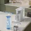 DREO Reverse Osmosis Water Filter Countertop, RO Filtration System, 3:1 Pure to Drain, TDS & Filter Life & 2 Autofill Pitchers, Install-Free, Self-Cleaning Water Purifier, RO Water Filter