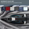 Rowenta, Iron, Smart Temp Stainless Steel Soleplate Steam Iron for Clothes, 380 Microsteam Holes, 1725 Watts Ironing, Auto-Off, Fabric Steamer, Black Clothes Iron, DW3261, Black