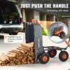 VEVOR 800lbs Poly Dump Garden Cart, Heavy Duty Yard Dump Cart Wagon, 4 Wheel Wheelbarrow with 10in Tires, 180°Rotating Handle, Steel Frame and Quick Release System VEVOR 800lbs Poly Dump Garden Cart, Heavy Duty Yard Dump Cart Wagon, 4 Wheel Wheelbarrow with 10in Tires, 180°Rotating Handle, Steel Frame and Quick Release System