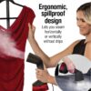 CHI Handheld Garment Steamer for Clothes, 1600W, 20-Minutes Steam Time, 300ml Water Tank, 2 Steam Modes, Portable, Fabric Brush, Ergonomic Handle, 10' Cord CHI Handheld Garment Steamer for Clothes, 1600W, 20-Minutes Steam Time, 300ml Water Tank, 2 Steam Modes, Portable, Fabric Brush, Ergonomic Handle, 10' Cord