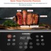 Cosori 12-in-1 Air Fryer 5.8QT, Toast, Bake, Nutrition Facts for 100+ In-App Recipes, AdaptIQ Tech Fast Cook, for Main & Side Dishes, Snacks, Leftovers, Detachable Square Basket, Dishwasher Safe