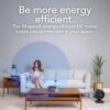 Vornado STRATA™ 8 OmniWave™ Medium Table Fan, Energy Efficient DC Motor, 10 Electric Fan Speeds, Quiet Operation with Oscillation, Powerful Cooling Solution for Bedroom, Home, and Living Room, Black