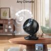 DREO Smart Fan for Bedroom, Powerful 85 ft Airflow, 12 Inches, Desk Fans in 20dB Quiet, 90°+90° oscillating fans, App/Voice Control, 9 Speeds & 8/12H Timer for Home Office Dorm