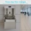 Avalon Wall Mounted Water Fountain with Bottle Filling Station, High Capacity Cooling, Sensor Dispensing, Self Cleaning, Digital Bottle Counter Display, Dual Filtration, ADA Compliant Avalon Wall Mounted Water Fountain with Bottle Filling Station, High Capacity Cooling, Sensor Dispensing, Self Cleaning, Digital Bottle Counter Display, Dual Filtration, ADA Compliant