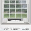 Vornado TRANSOM AE Window Fan Works with Alexa, 4 Speeds, Reversible Exhaust Mode, Weather Resistant Case, Whole Room,White Vornado TRANSOM AE Window Fan Works with Alexa, 4 Speeds, Reversible Exhaust Mode, Weather Resistant Case, Whole Room,White