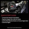 Schumacher Electric 6A Car Battery Charger and 85A Engine Starter, 6-in-1 Solution, Maintainer, 30A Boost, for 6V/12V Power Sport, Automotive, and Marine Batteries, SC1362