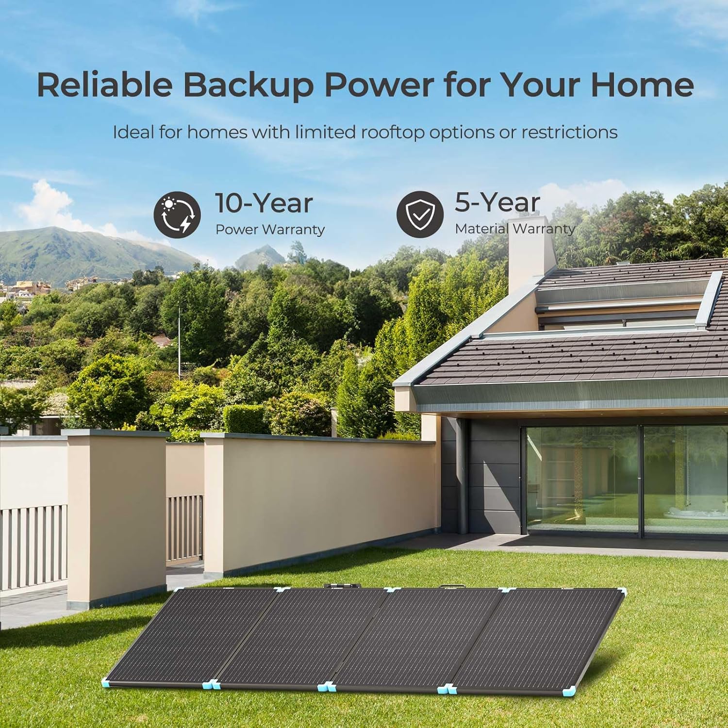 Renogy 220W Portable Solar Panel Suitcase, 23% High Efficiency Foldable Solar Charger for Power Station, Durable for Decades, with Sturdy Kickstands, IP67 Waterproof for RV Camping Off-Grid Blackouts Renogy 220W Portable Solar Panel Suitcase, 23% High Efficiency Foldable Solar Charger for Power Station, Durable for Decades, with Sturdy Kickstands, IP67 Waterproof for RV Camping Off-Grid Blackouts - Image 3