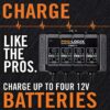 Clore Automotive PL4020, Pro-Logix 4-Bank, 8-Amp (2-Amp Per Bank) Fully Automatic Smart Charger, 12V Battery Charger, Battery Maintainer, Desulfator with Temperature Compensation, Black Clore Automotive PL4020, Pro-Logix 4-Bank, 8-Amp (2-Amp Per Bank) Fully Automatic Smart Charger, 12V Battery Charger, Battery Maintainer, Desulfator with Temperature Compensation, Black