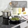 T-fal Gourmet 15-Piece Stainless Steel Pots and Pans Set, Induction Compatible