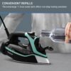 Rowenta Steam Force Stainless Steel Soleplate Steam Iron for Clothes, Anti-Drip Protection, 400 Microsteam Holes, 1800 Watts, Iron, Fabric Steamer, Garment Steamer for Clothes, Precision Tip, DW9440