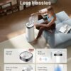 DREO 16L Smart Humidifier Large Room 1000 ft², 130H Runtime, 30dB, Top Fill | Auto Mode, Remote/Touch/Voice & APP Control, Clean Tank Technology, RGB Light, Cool Mist Humidifiers 755S for Bedroom, White