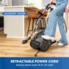 Vacmaster Ultra Silent Bagless Canister Vacuum, 60dB Quiet Powerful Suction Carpet and Hard Floor Scrubber, HEPA Cleaner Machine with 16ft Retractable Cord & Onboard Storage - CC0501